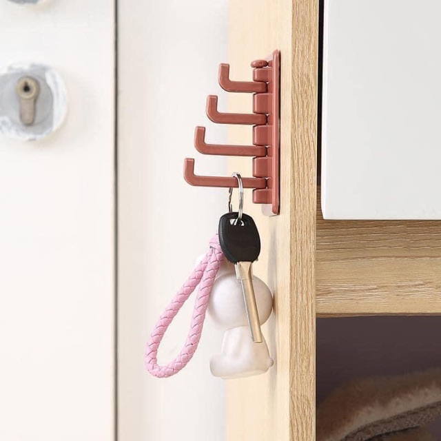 Móc treo đa năng 4 cạnh dán tường