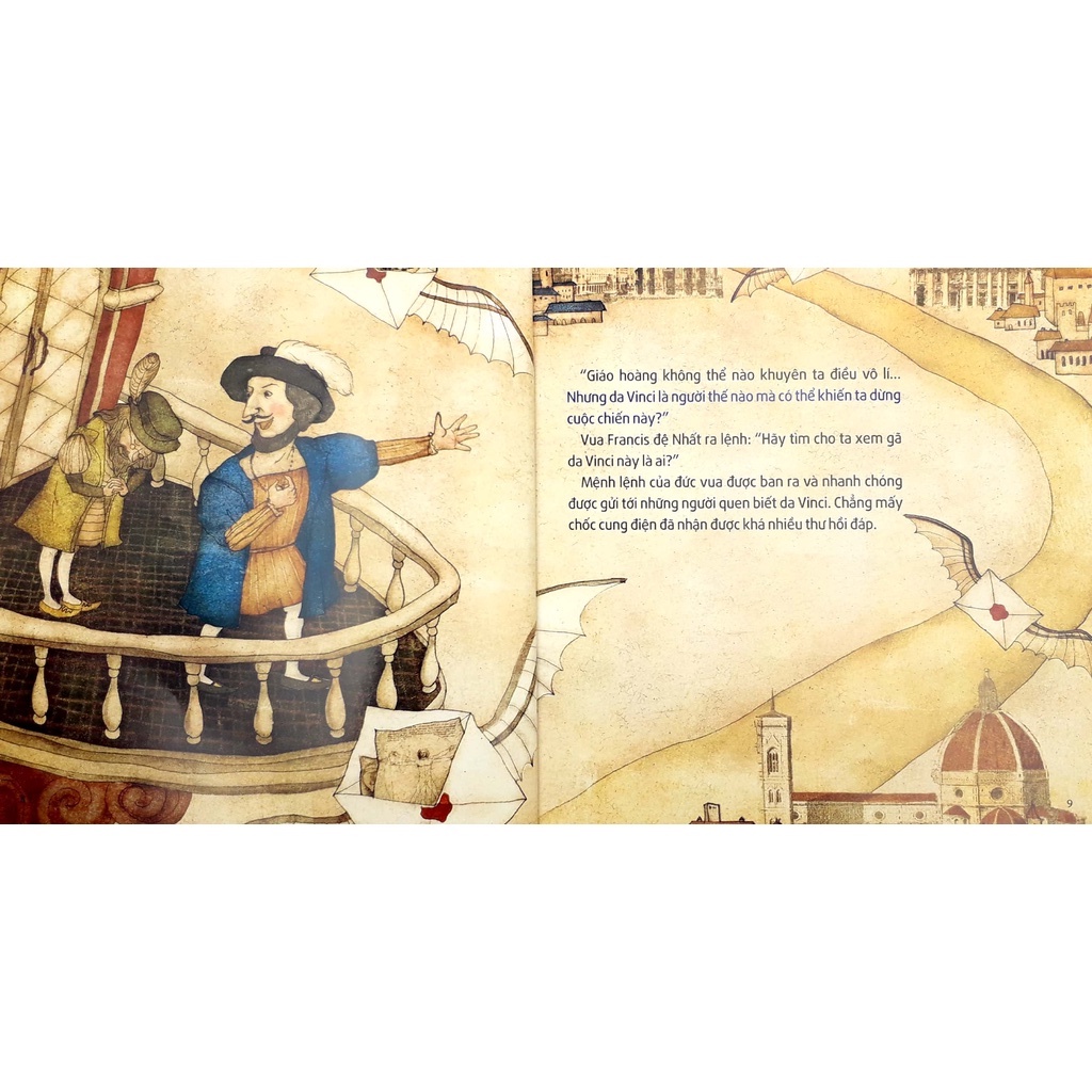 Sách Thiếu Nhi - Tuyển Tập Truyện Tranh Danh Nhân Thế Giới - Leonardo Da Vinci - Thiên Tài Toàn Năng