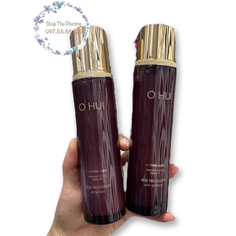 cặp nước hoa hồng sữa dưỡng Ohui baby collagen 150ml ( tách set)