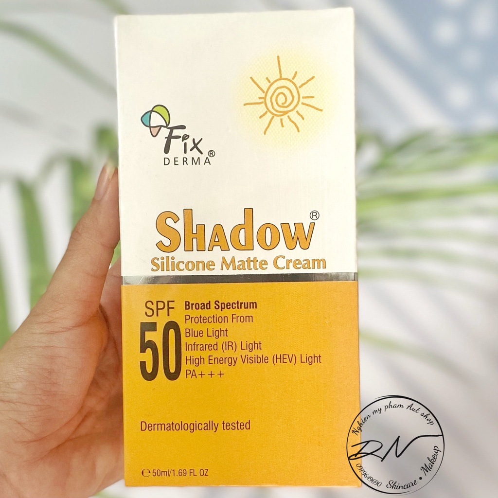 Kem chống nắng FixDerma Shadow Silicone Matte Cream SPF 50