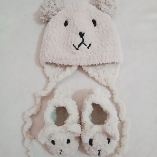 Set mũ giày cho bé