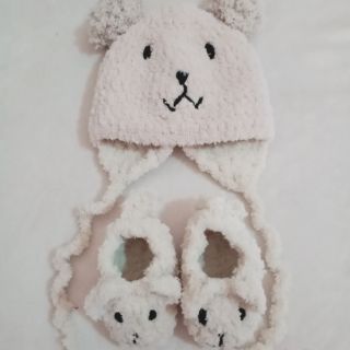 Set mũ giày cho bé