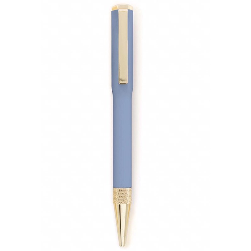 Bút bi xoắn có thể thu vào của DesignWorks Ink, Màu xanh hoa ngô - Mỹ