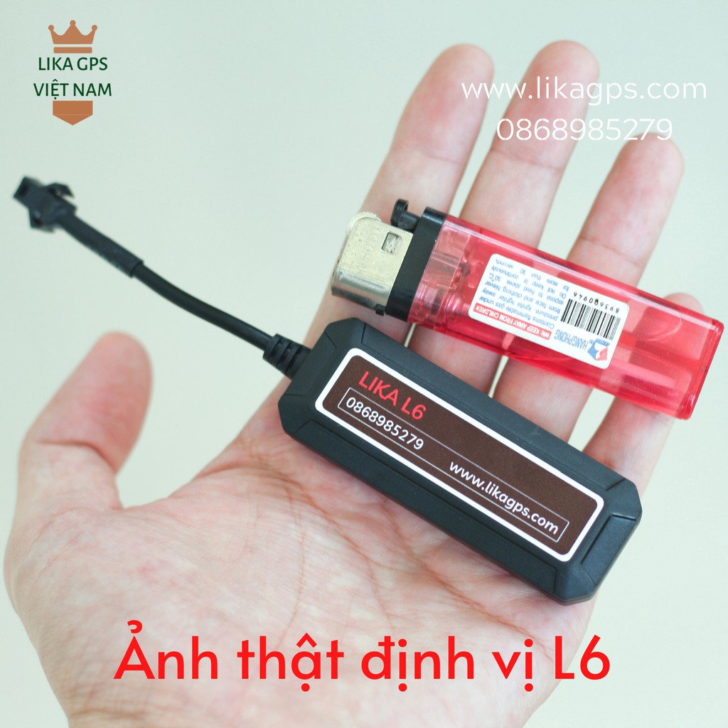 Định vị xe máy,oto LIKA L6, L8, L8+, L9 - Miễn phí phần mềm Tiếng Việt trọn đời - Bảo hành 1 năm - Giá đại lý