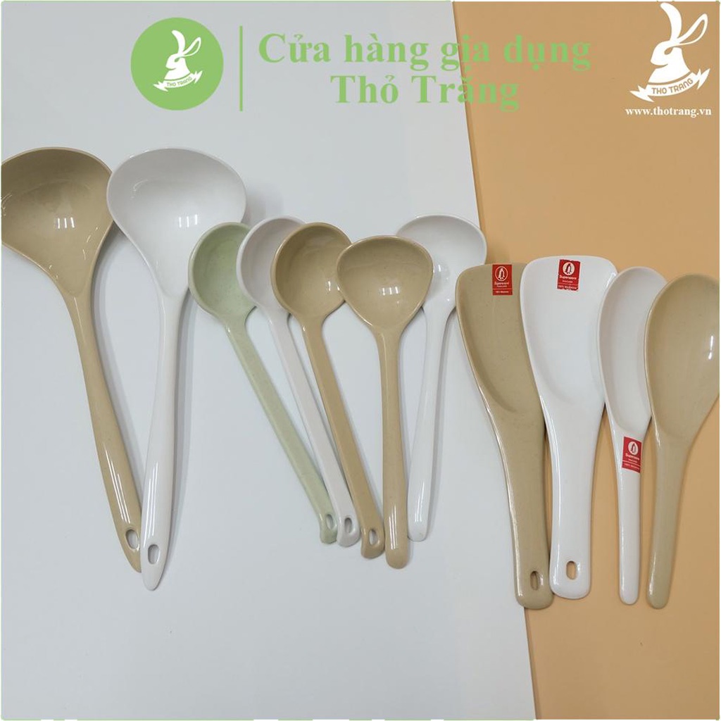 Vá Cơm, Vá Múc Canh Nhựa Melamine Superware Thái Lan