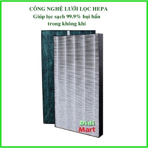 [Loại 1] Màng lọc Hepa FZ -W65HF - Màng lọc không khí Sharp: SHARP KC-W65,Y65,Z65 , 650y3 ....KC-C100