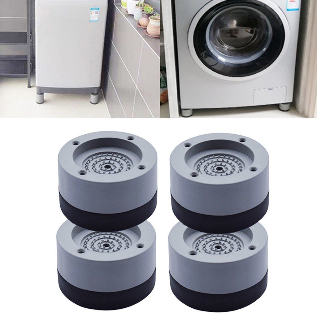 [Combo 4c] Kê Chân Máy Giặt Tủ Lạnh Có Hút Chân Không, Chống Rung Máy Giặt Bằng Cao Su Cao Cấp