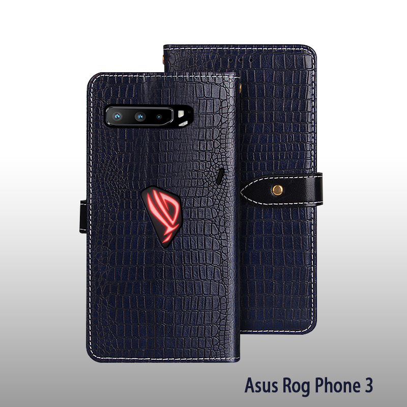 Bao Da Nắp Gập Có Ngăn Đựng Thẻ Cho Asus Rog Phone 3