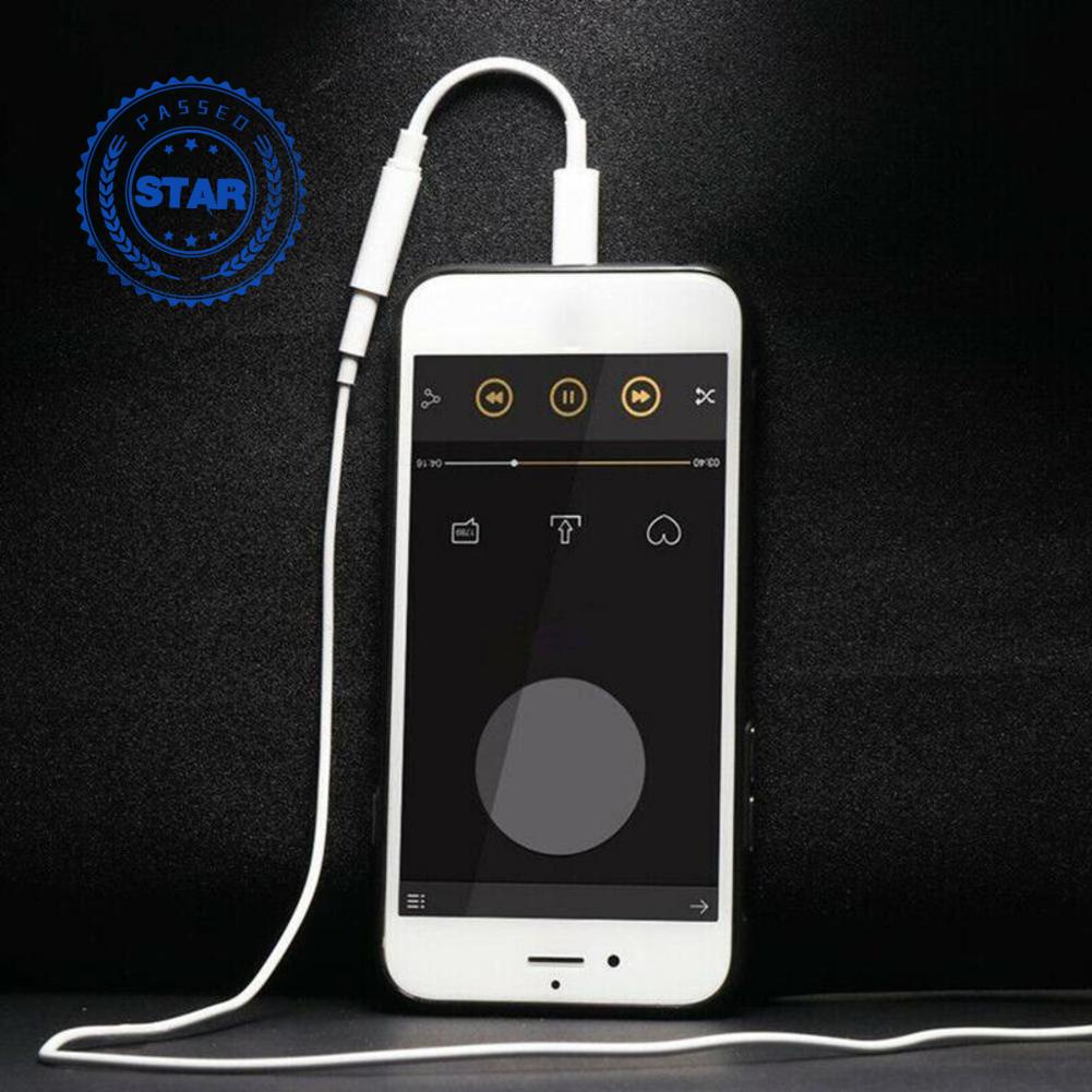 Cáp Chuyển Đổi Âm Thanh 3-5mm Dongle Lightning Sang T4T8 Cho Iphone Ipad