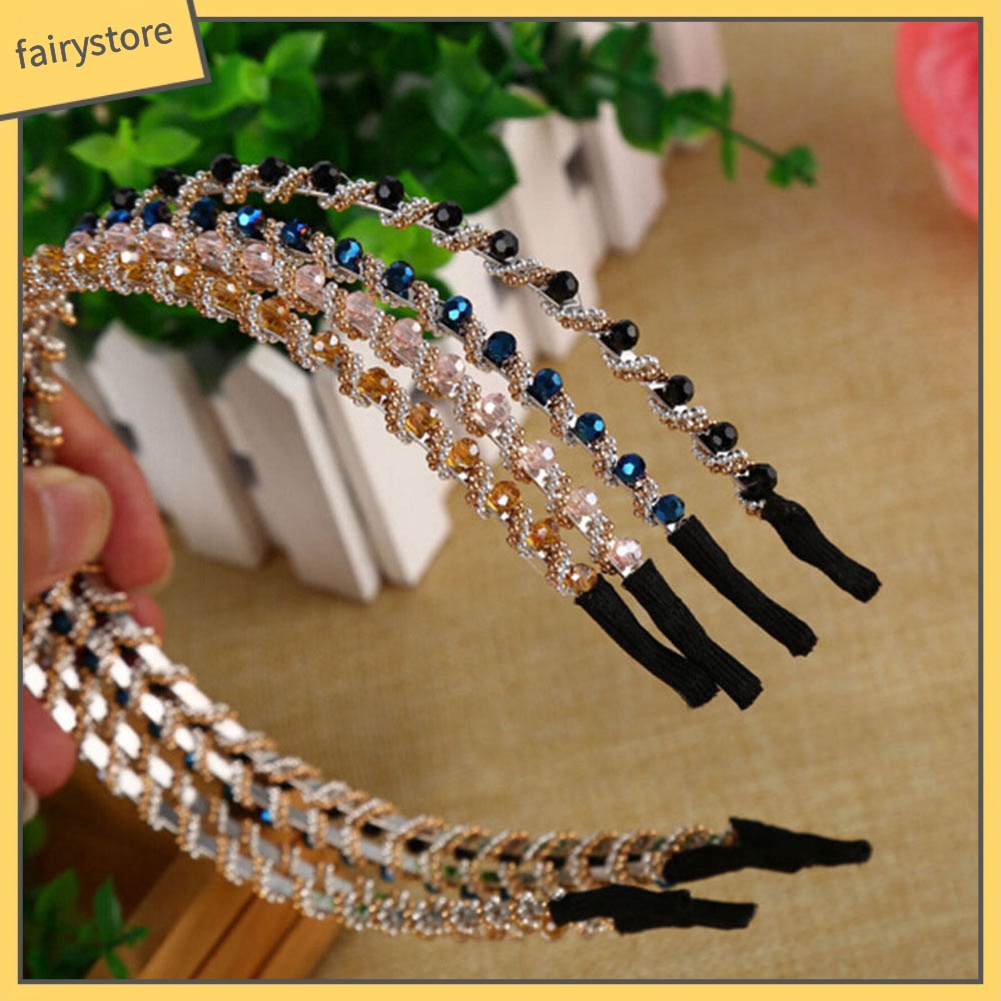 Cài tóc đính đá lấp lánh đơn giản dành cho phái đẹp