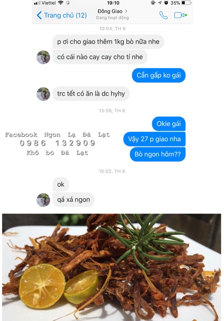 Khô bò nhà làm 100% từ thịt bò tươi, Đặc Sản Ngon Lạ Đà Lạt