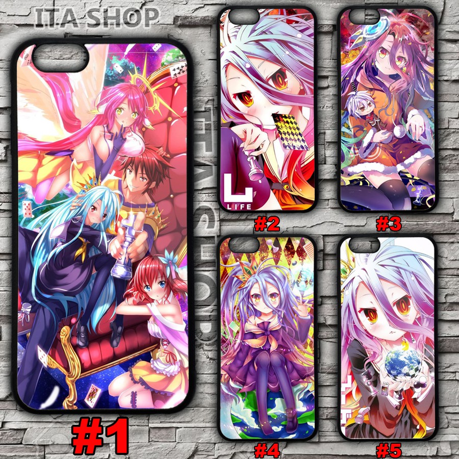 Ốp lưng điện thoại No Game No Life - Shiro - Ốp lưng Anime cho các máy ( Iphone, Oppo, Samsung, Vivo