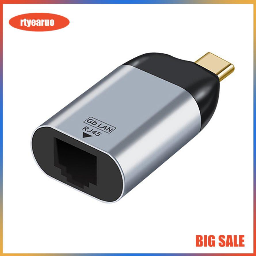 USB C To Gigabit RJ45 Adapter 8K 60Hz Adapter USB Type-C Adapter For MacBook