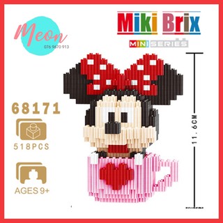 Xếp hình lego Minnie Mouse Cup - Miniblock Mickey size M