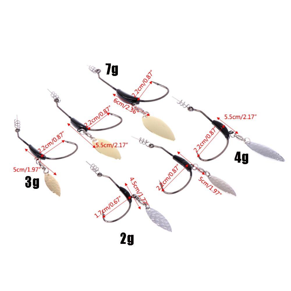 SUYO Móc Câu Bằng Thép Cacbon 2 / 3 / 4 / 7g