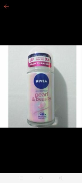 Lăn khử mùi NIVEA Nữ 50ml Ngọc Trai Beauty ngọc trai quyến rũ