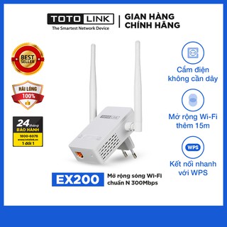 Mua Kích sóng wifi repeater chuẩn N 300Mbps TOTOLINK EX200