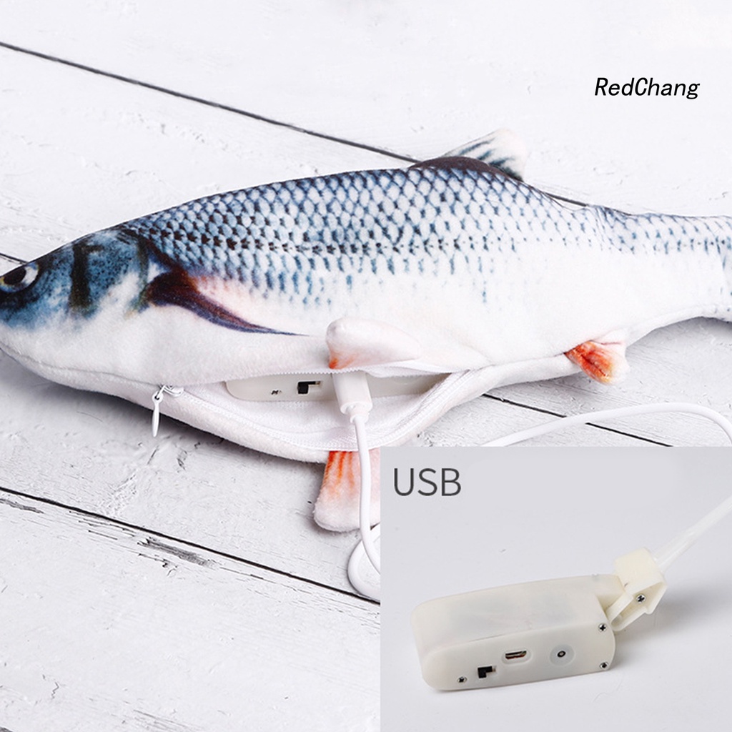 Đồ Chơi Cá Nhảy Điện Tử Sạc Usb Cho Mèo