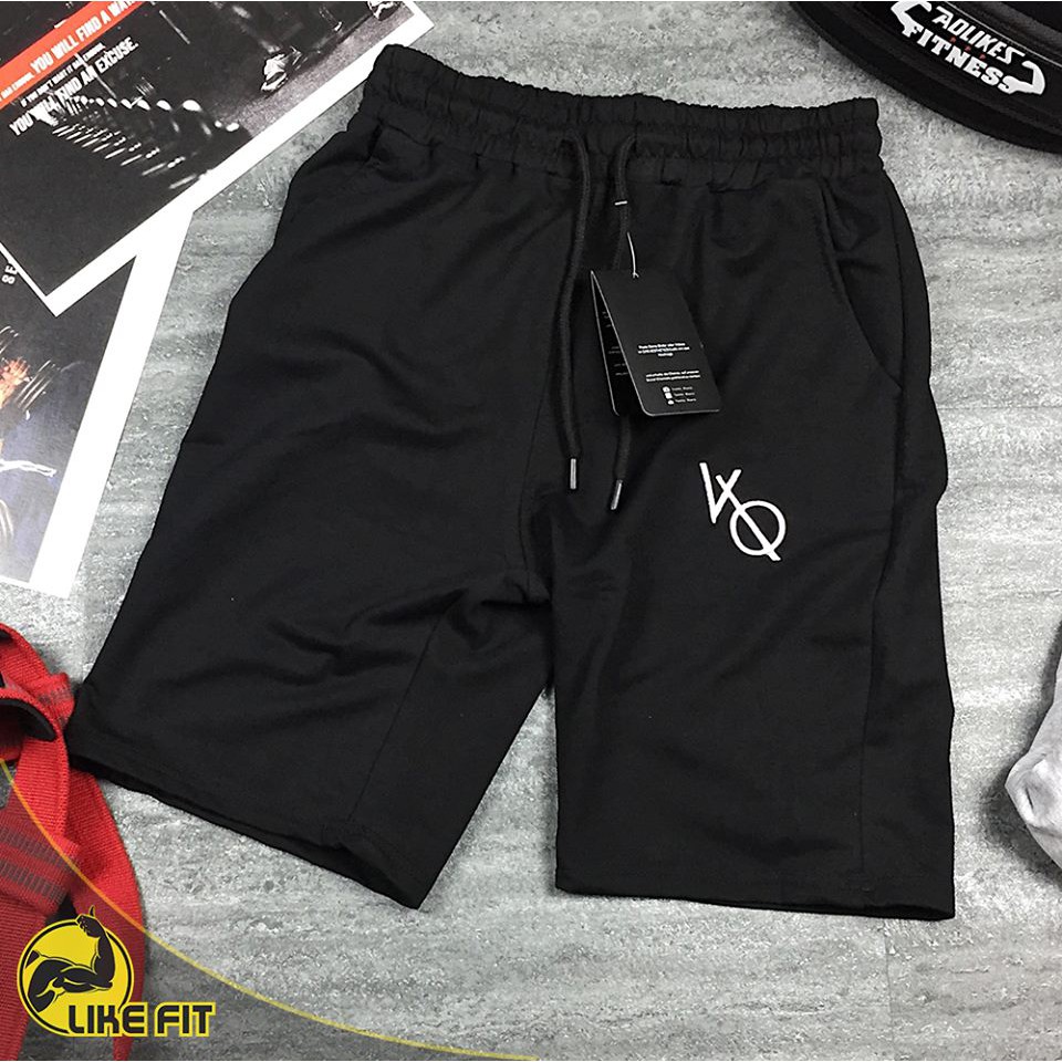 Quần Short Tập Gym Na LIKEFIT Vải Nỉ Da Cá 100% Cotton