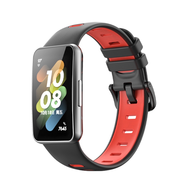 Dây Đeo Thay Thế Chất Liệu Silicon Màu Trơn Cho huawei band 7