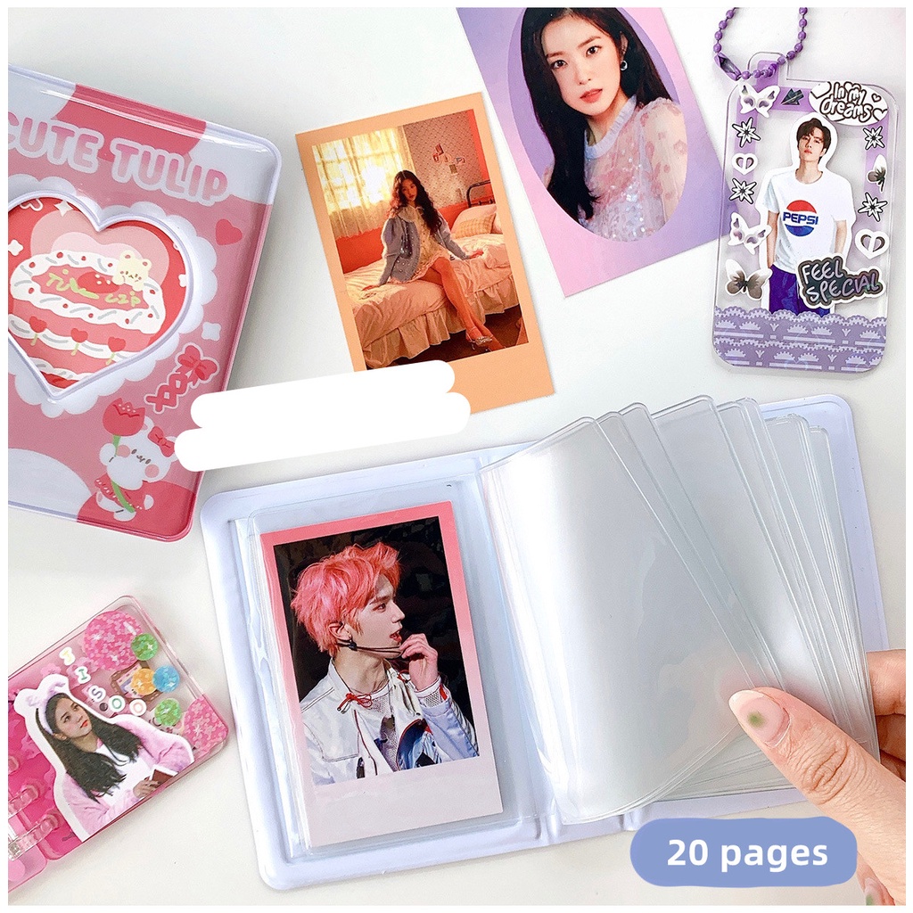 Album Ảnh 40 Ngăn 3Inch Bằng Nhựa PP Dễ Thương