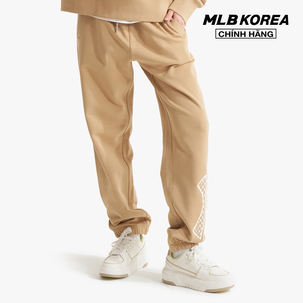 MLB - Quần jogger lưng thun Monogram Big Logo 3APTM0121-50BGD