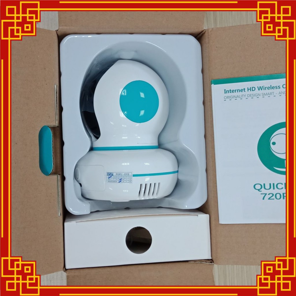 [Bh 24 thang]Camera không dây Fofu C6C, xoay 360,cảm biến chuyển động|camera ip không dây|camera k d
