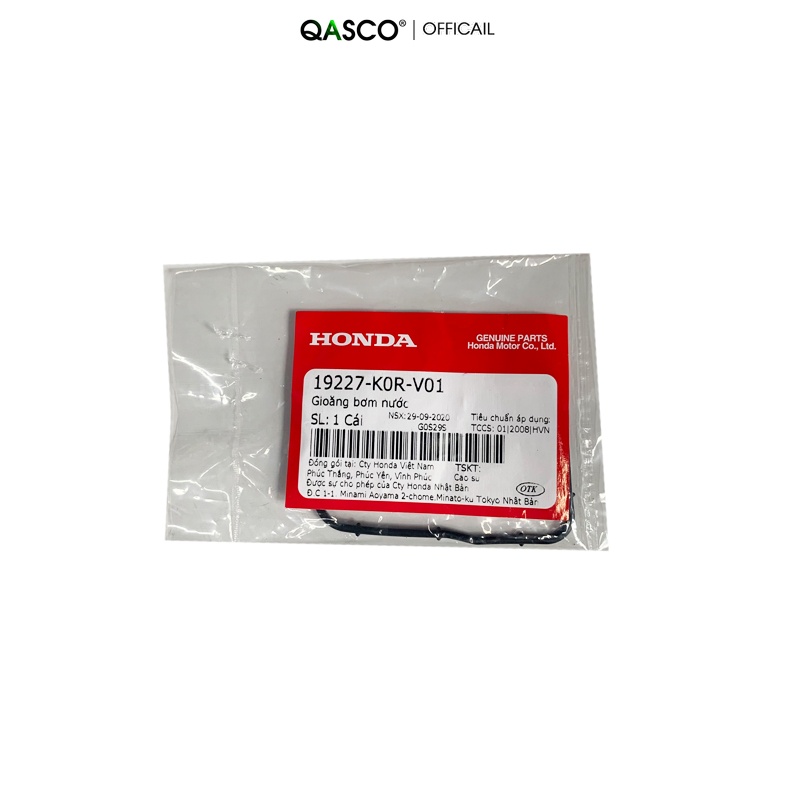 Gioăng bơm nước HONDA SH 125 / SH 150 (2020+)  QA(19227K0RV01)