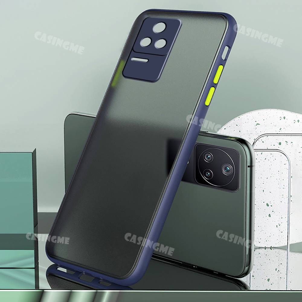 Ốp Điện Thoại PC Cứng Viền TPU Trong Suốt Chống Sốc Cho Xiaomi Poco F4 PocoF4 F3 GT Redmi K40 K40s