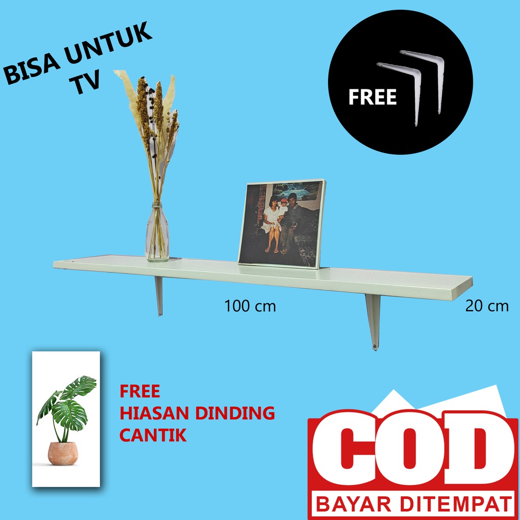 Kệ Sách Treo Tường Kích Thước 100x20cm Dùng Để Trưng Bày Tv