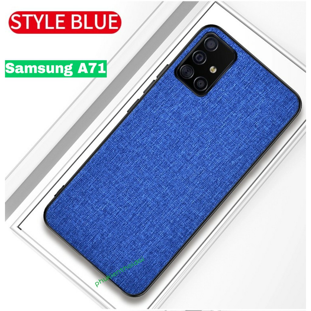 Ốp lưng Samsung Galaxy A71 FREESHIP Từ 50k chống sốc vải bố thời trang cao cấp 1