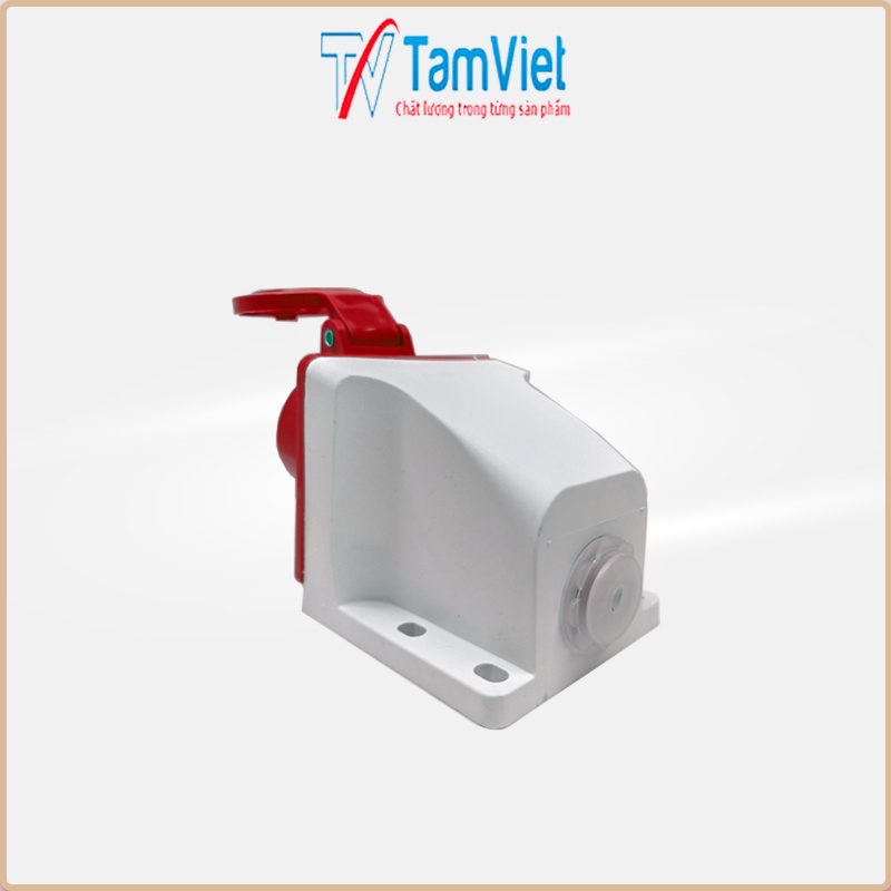 Ổ cắm điện công nghiệp cố định, ổ cắm công nghiệp 3 pha 5 chấu 380V