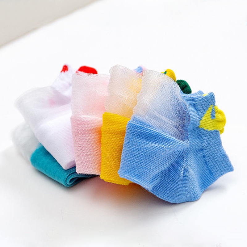 vớ cho cô gái vớ trẻ em vớ em bé vớ trẻ mới biết đi bowtie nơ dễ thương mùa hè AKKU