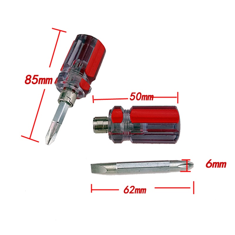 Tua Vít Gọn Nhẹ Với Tay Cầm Pha Lê Trong Suốt Siêu Bền Tiện Dụng Cho