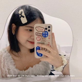 Scrunchies Cột Tóc Buộc Tóc Kẹp Tóc Ren Đính Nơ LIN