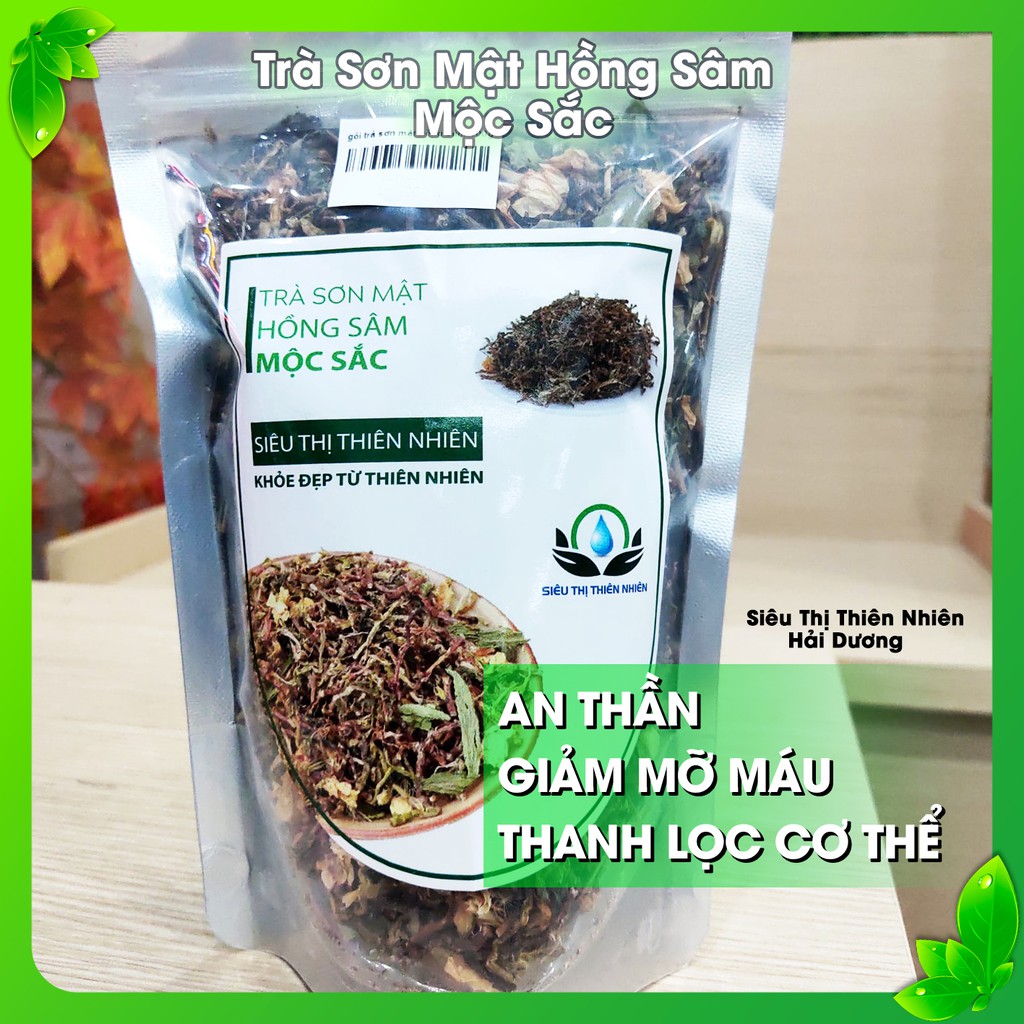 Trà Sơn Mật Hồng Sâm Mộc Sắc – An thần, Thanh lọc cơ thể - Siêu Thị Thiên Nhiên Hải Dương