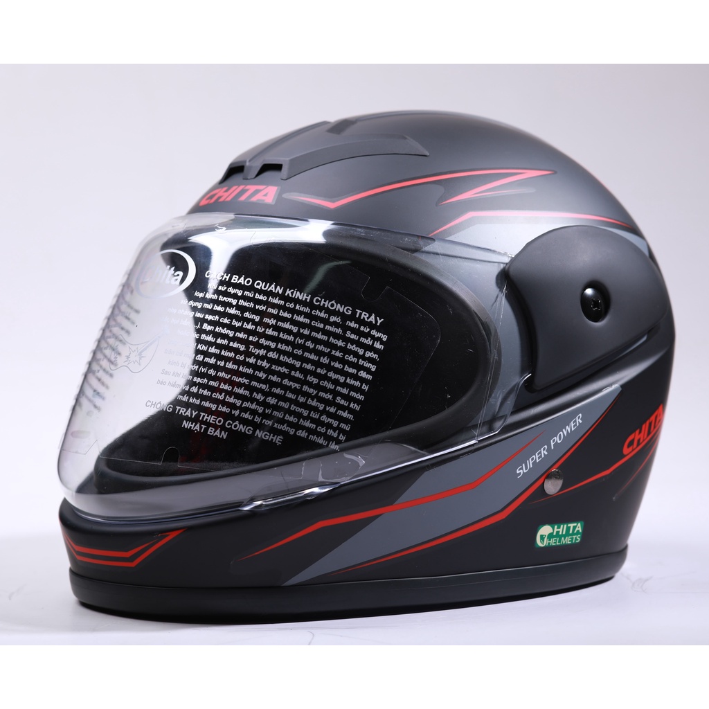 Kính rời Mũ bảo hiểm Fullface CHITA HELMETS CT34