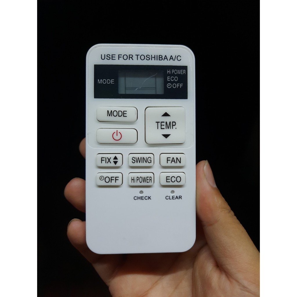 Điều khiển điều hòa Toshiba các dòng RAS-H10 RAS-H13 RAS-H18 1HP 1.5HP 2HP-Hàng tốt-Mới 100%-Tặng kèm PIN