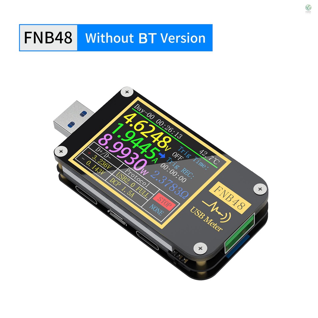 Thiết Bị Kiểm Tra Vôn Kế Màn Hình Hiển Thị FNIRSI-FNB48 1.77 Inch Đa Chức Năng Cho Điện Thoại Di Động