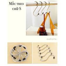 Set 4 Móc Treo Inox Hình Chữ S