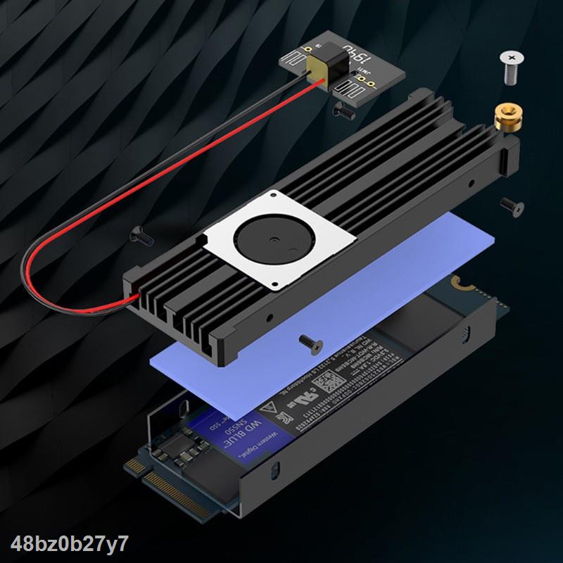 Siêu rẻ Quạt Tản Nhiệt M.2 Sata Nvme Turbo M2 Bằng Nhôm Ssd