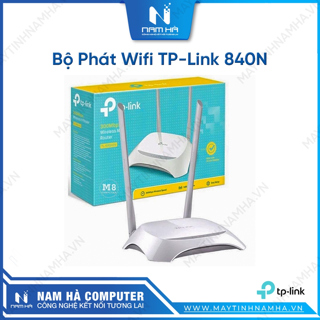 Bộ phát wifi TP-Link 840N 300Mbps Hỗ trợ chế độ Mở Rộng Sóng Hàng Chính Hãng Bảo Hành 24 Tháng
