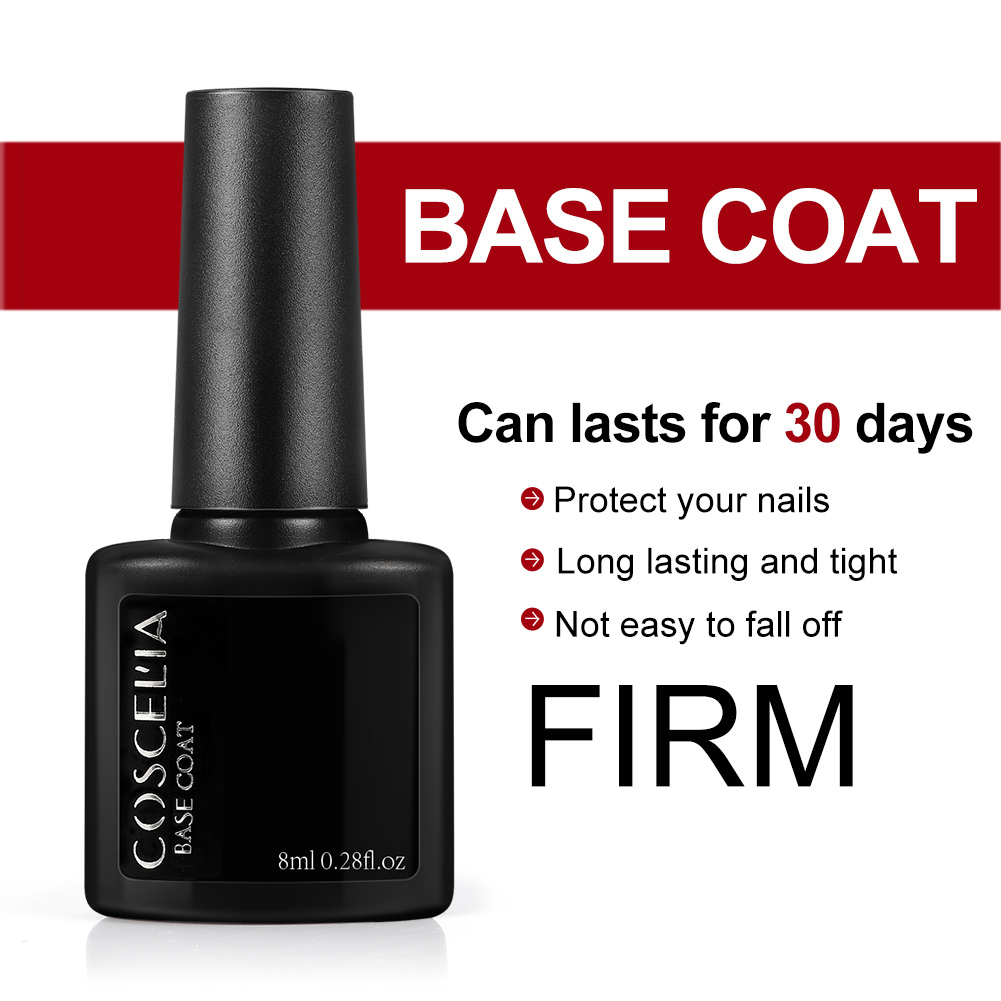 Gel sơn móng tay + lớp nền + màu lì Coscelia 8ml