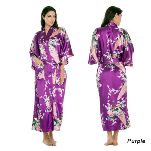 Áo ngủ kimono in họa tiết thời trang cho nữ | WebRaoVat - webraovat.net.vn