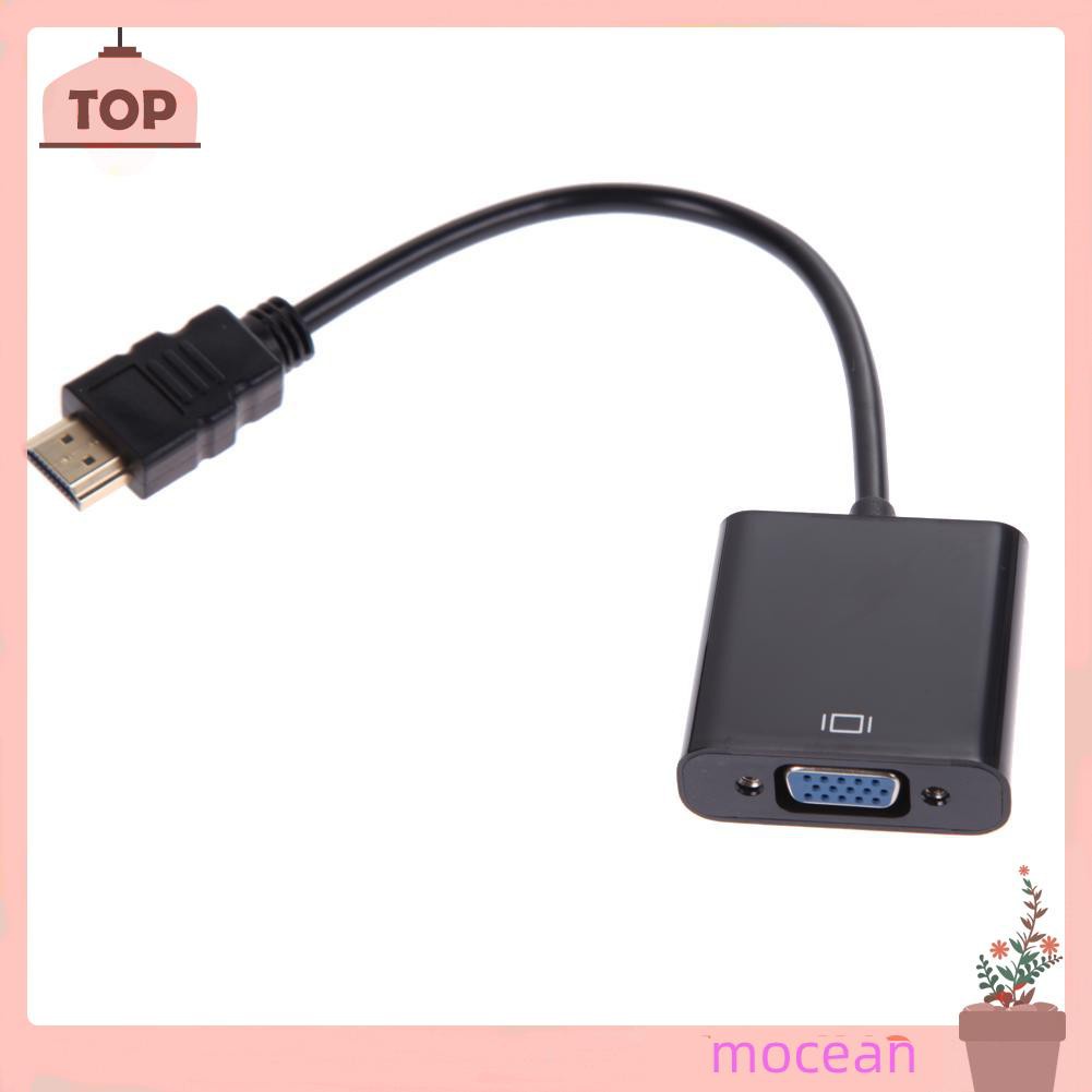 Mocean 1080P Micro HDMI-compatible / Mini HDMI-compatible / HDMI-compatible to VGA Converter Adapter with Audio