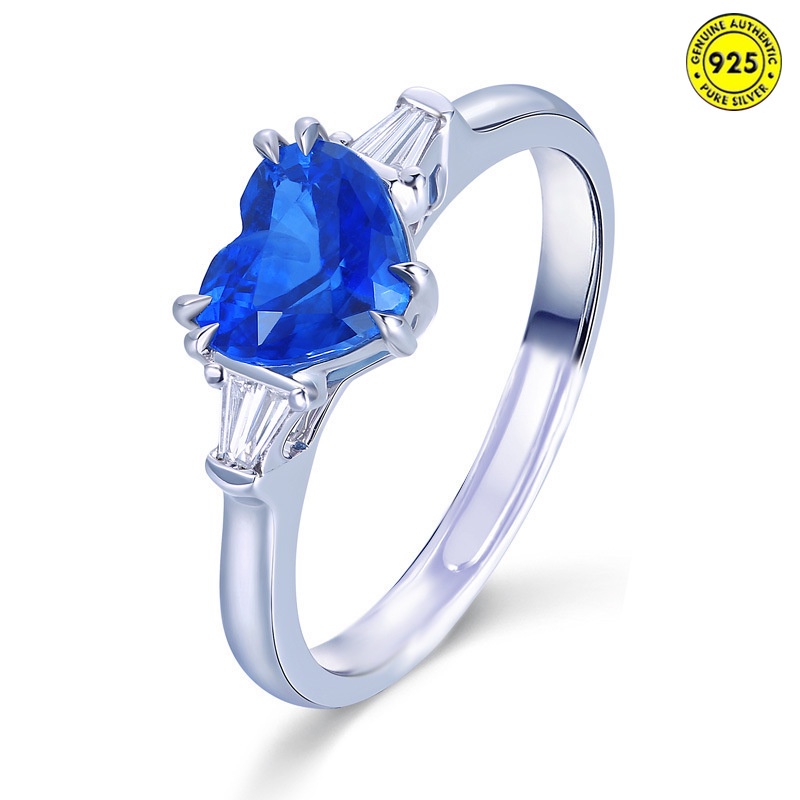 Nhẫn đeo tay hình trái tim đỏ và chim bồ câu phong cách Âu Mỹ