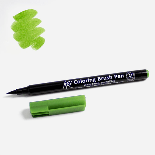 Bút Sakura Cọ Màu Koi Coloring Brush - SAP GREEN - XBR#130