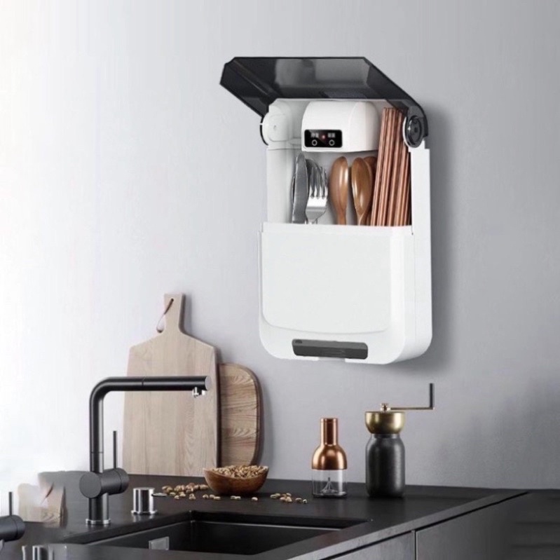 Hộp sấy đũa thìa khử khuẩn chống ẩm mốc FREESHIP Máy sấy và khử khuẩn đũa thìa cao cấp