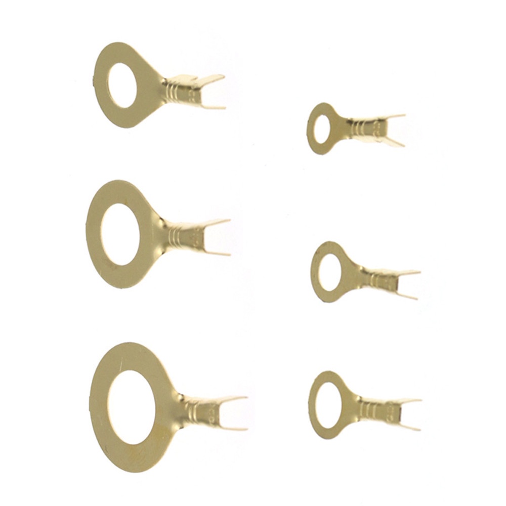 Bộ 150 đầu nối dây điện bằng đồng không cách điện loại M3/4/5/6/8/10