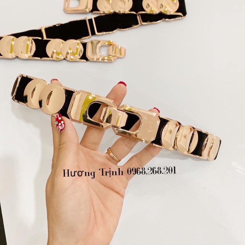 Đai nịt váy thun phối chữ | BigBuy360 - bigbuy360.vn